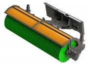 Щетка с механическим поворотом для мини-погрузчика Метатэкс 2200 мм (Щетина 700 мм)
